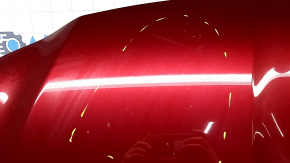 Naked hood Toyota Highlander 20-26 red 3T3, aluminum, peeling varnish
