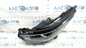 Left front headlight Toyota Highlander 21-21 LED+LED DRL, light, worn, yellow LED