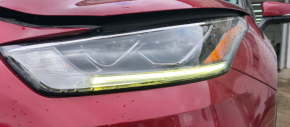 Left front headlight Toyota Highlander 21-21 LED+LED DRL, light, worn, yellow LED