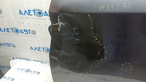 Rear left door assembly Jeep Compass 17-26 graphite PAU tinted, dents, bump, chip, scratches on glass, scratches on trim