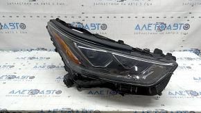 Front right headlight Toyota Highlander 20-26 LED+LED DRL light, yellow LED
