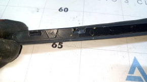 Left windshield molding Audi Q5 8R 09-17 black matte, broken fasteners