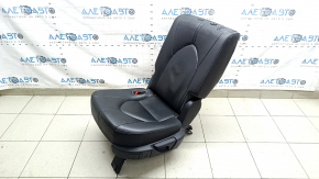Rear row of seats, 2nd row, left, Toyota Highlander 20-21, black leather with perforation, for 8 seats, Limited, hybrid