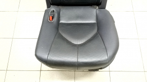 Rear row of seats, 2nd row, left, Toyota Highlander 20-21, black leather with perforation, for 8 seats, Limited, hybrid