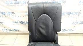 Rear row of seats, 2nd row, left, Toyota Highlander 20-21, black leather with perforation, for 8 seats, Limited, hybrid