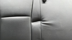 Backrest of the rear 3rd row of seats, right, Toyota Highlander 20-22, black leather, Platinum, Limited, XSE, with headrest and bracket, dent on the leather