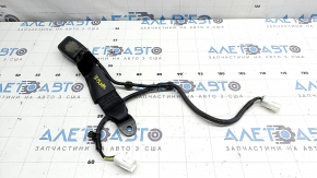 Rear seat belt latch 3rd row left Toyota Highlander 20-26 black, with sensor, worn