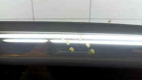 Front right door assembly Jeep Compass 17-26 keyless, PAU graphite, scratches, scratches on molding, scratches on trim