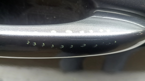 Front right door assembly Jeep Compass 17-26 keyless, PAU graphite, scratches, scratches on molding, scratches on trim
