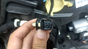 Front right door assembly Jeep Compass 17-26 keyless, PAU graphite, scratches, scratches on molding, scratches on trim