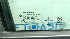Front right door assembly Jeep Compass 17-26 keyless, PAU graphite, scratches, scratches on molding, scratches on trim