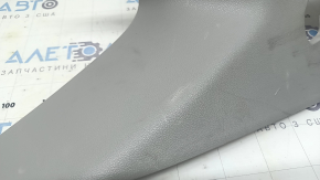 Left rear pillar trim for Toyota Highlander 20-26, gray, scratched, plastic turned white
