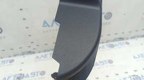 Rear left door sill insert Toyota Highlander 20-26 grille, black, hybrid, scratches