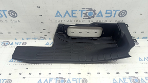 Rear left door sill trim Toyota Highlander 20-26 black, hybrid, scratches