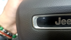 Airbag in the driver's steering wheel Jeep Compass 22-26 black, corrosion on the emblem