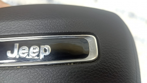 Airbag in the driver's steering wheel Jeep Compass 22-26 black, corrosion on the emblem
