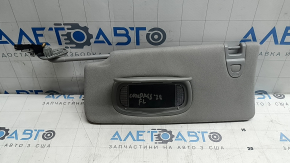 Left visor for Jeep Compass 17-26 with backlight, gray, without hook, for cleaning