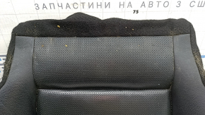 Toyota Highlander 20-21 passenger seat cushion upholstery, black leather, perforated, ventilated, heated, Limited, dry-cleanable