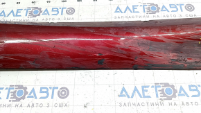Toyota Highlander 20-26 lower front right outer door trim, scratches, scuffed, punctured, broken fasteners, broken fastener