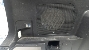 Left arch trim for Toyota Highlander 21-22, black, hybrid, for JBL subwoofer, with cup holders and plugs, scratches