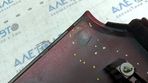 Toyota Highlander 20-26 lower rear right outer door trim, scratches, broken fastening, broken fastening