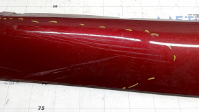Toyota Highlander 20-26 lower rear right outer door trim, scratches, broken fastening, broken fastening