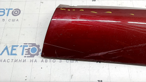 Toyota Highlander 20-26 lower rear right outer door trim, scratches, broken fastening, broken fastening