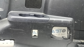 Right arch trim Toyota Highlander 21-26 black, hybrid, with cup holders, without plug, scratches