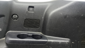 Right arch trim Toyota Highlander 21-26 black, hybrid, with cup holders, without plug, scratches