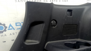 Right arch trim Toyota Highlander 21-26 black, hybrid, with cup holders, without plug, scratches