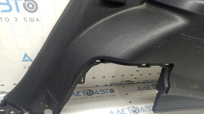 Right arch trim Toyota Highlander 21-26 black, hybrid, with cup holders, without plug, scratches