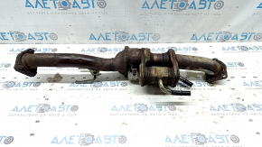 Rear exhaust pipe for Honda Accord 18-22 2.0 hybrid with heating, rusty, with flange