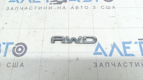 Emblem inscription door AWD front left Toyota Highlander 20-21 chrome
