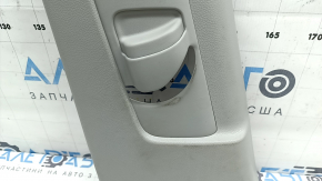 Left upper center pillar trim for Toyota Highlander 20-26, gray, dry cleanable, scratches