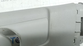 Left upper center pillar trim for Toyota Highlander 20-26, gray, dry cleanable, scratches