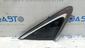 Rear left window blind glass Audi A3 22-26 scratches on molding