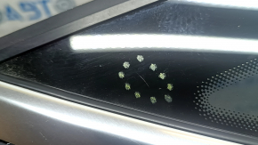 Rear right window blind glass Audi A3 22-26 scratches on molding, scratch on glass