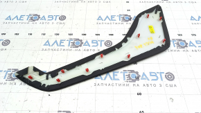 Center console trim side left outer part Toyota Highlander 20-26 black leather
