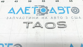 Emblem inscription TAOS trunk door VW Taos 22-25