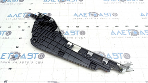 Center console trim side left inner part Toyota Highlander 20-26 black with chrome