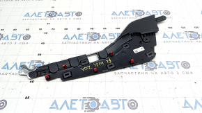 Center console trim side left inner part Toyota Highlander 20-26 black with chrome