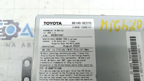 Monitor, display, navigation Toyota Highlander 20-22 8" Limited, scratches on glass
