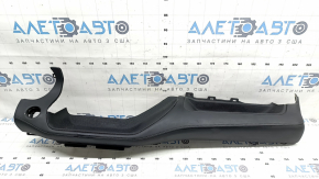 Lower dashboard trim for Toyota Highlander 20-22, black leather, for 8" display, leather tears, dry cleaning required