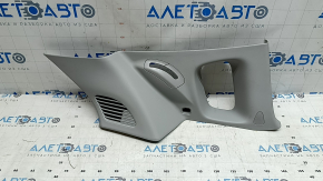Upper right arch trim for Jeep Compass 22-22, gray, with belt trim, scuffs
