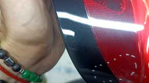 Left outer fender light Jeep Compass 19-26 halogen, scratches, abrasions
