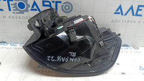 Left outer fender light Jeep Compass 19-26 halogen, scratches, abrasions
