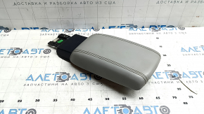 Armrest Jeep Compass 22-26 gray leather, brown stitching, scratches, worn