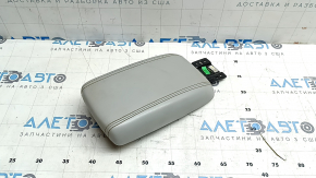 Armrest Jeep Compass 22-26 gray leather, brown stitching, scratches, worn