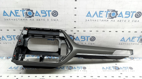 Right front panel trim for Toyota Highlander 20-26 with molding for 8" display, with backlight