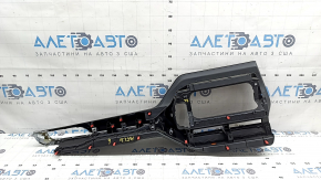 Right front panel trim for Toyota Highlander 20-26 with molding for 8" display, with backlight